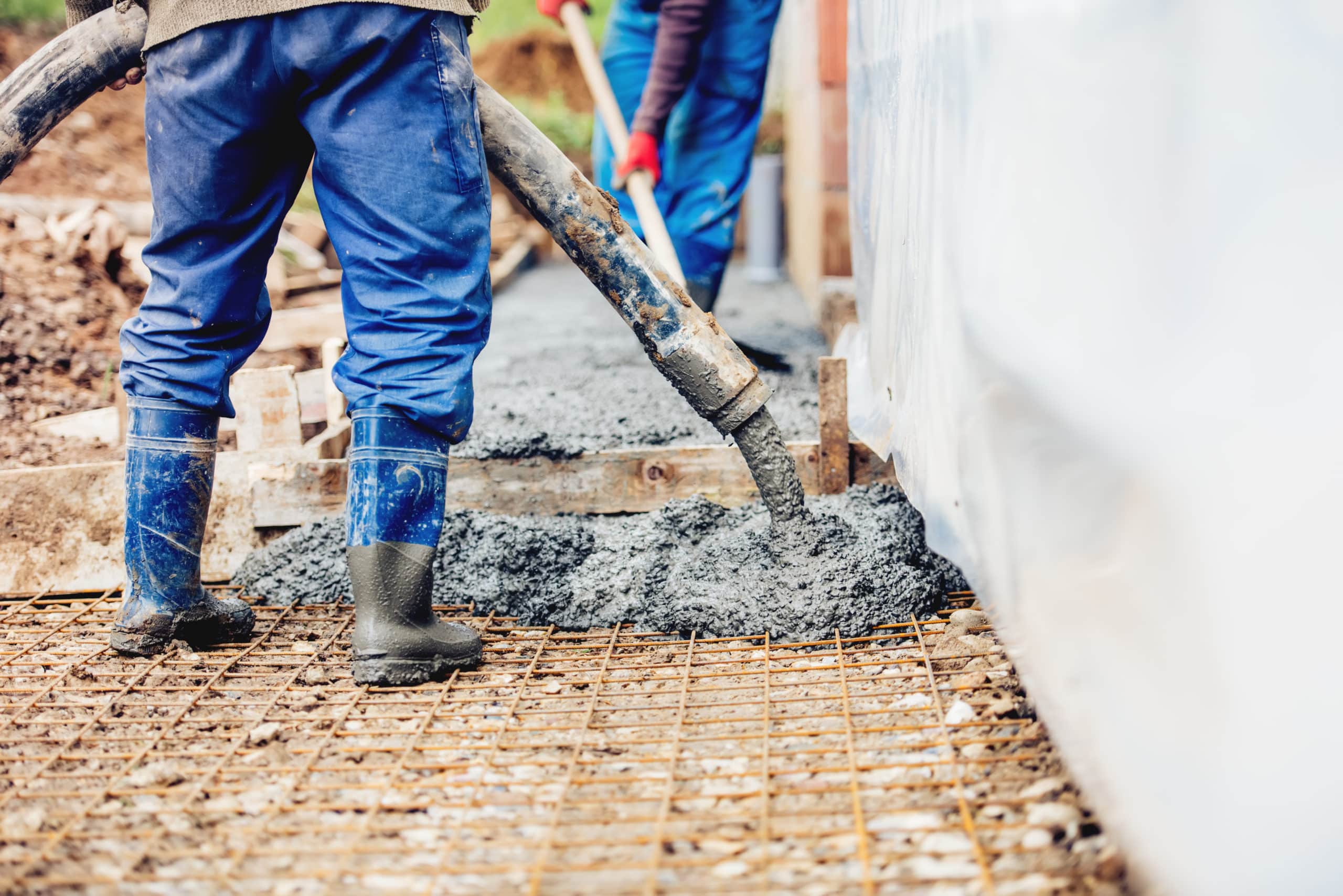 Image of cement workers 